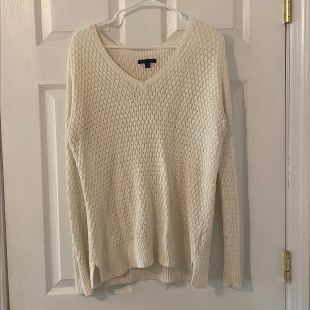 White sweater